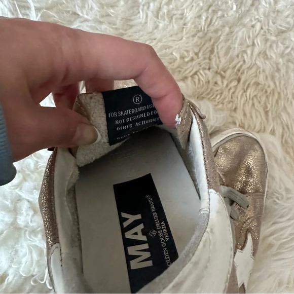 GOLDEN GOOSE May Gold Star Sneaker 37 - Picture 8 of 9